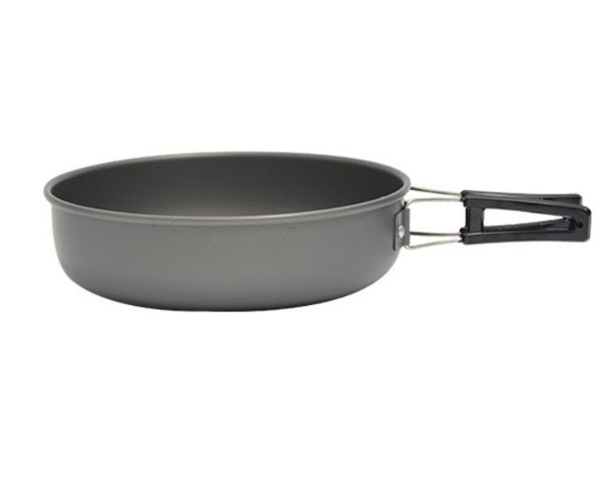 Outdoor frying pan aluminum oxide pot non-stick pot camping picnic