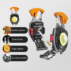 Led keychain portable cob light emergency led waterproof w5147