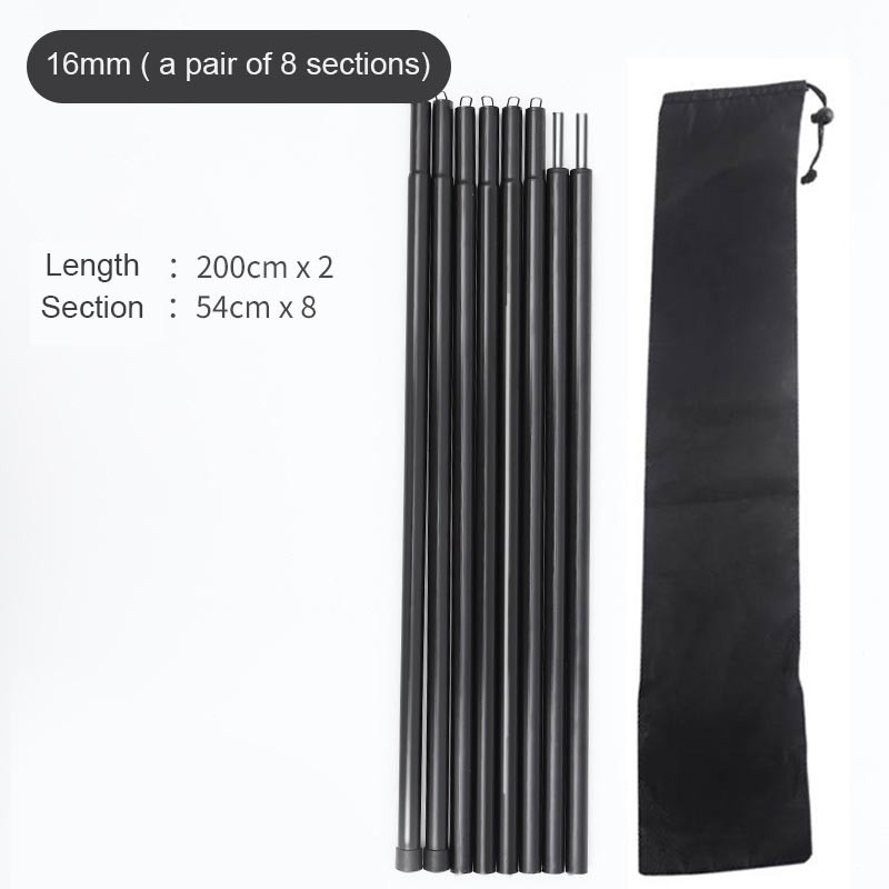 Canopy tent pole rod 2m height 16m/19mm diameter CA595