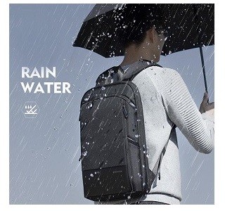 Slim adjustable capacity laptop backpack 77115