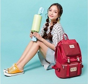 Classic diamond woman backpack  CD-1633