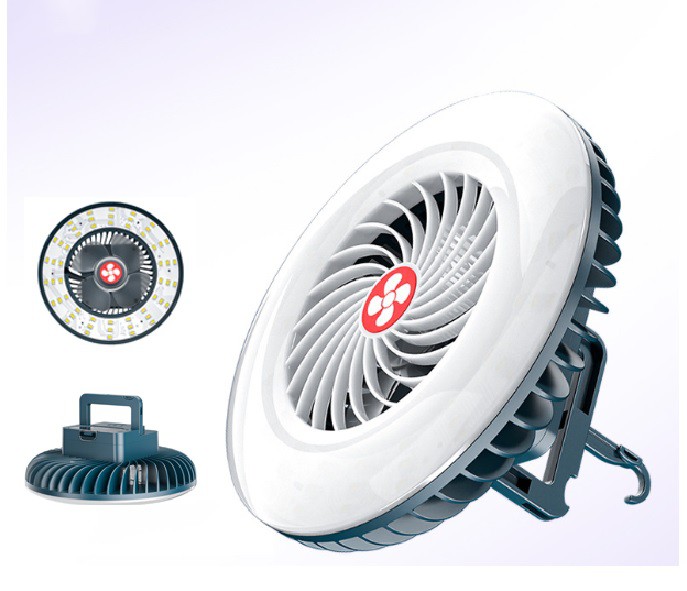 New LED Camping Fan Light USB Rechargeable Multifunctional Portable Camping Tent Light Y50