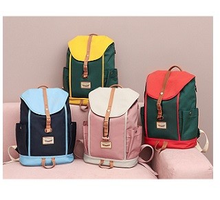 Classic diamond woman fashion backpack school travel CD-1637