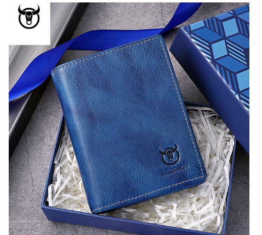 Bullcaptain genuine cowhide leather wallet B077