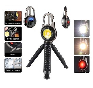 Led keychain portable cob light emergency led waterproof w5137L