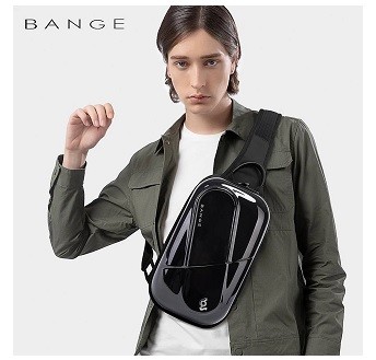 Messenger cross body bag hard shell waterproof 7353