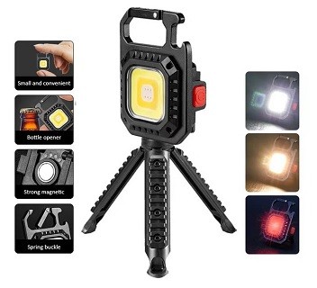 Led keychain portable cob light emergency led waterproof w5130L